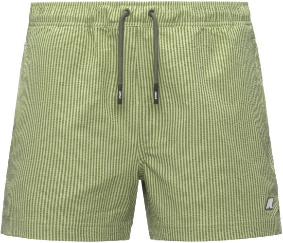 K-Way - Hazel Mid Stripes Beach - Badehose Gr 3XL oliv