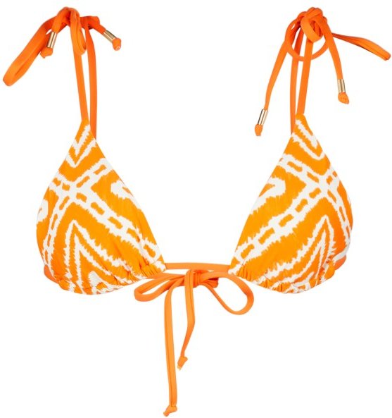 Seafolly - Women's Zanzibar Slide Tri - Bikini-Top Gr 32 orange