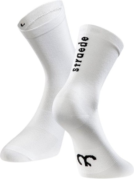 Thumbnail - straede - Socks - Radsocken Gr 43-46 grau/weiß