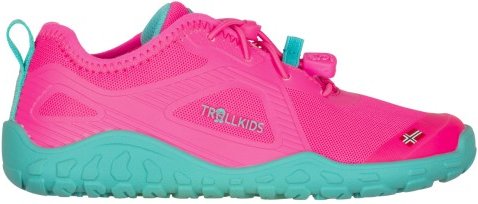 Trollkids - Kid's Skanden Barefoot Hiker - Barfußschuhe Gr 39 rosa/grün