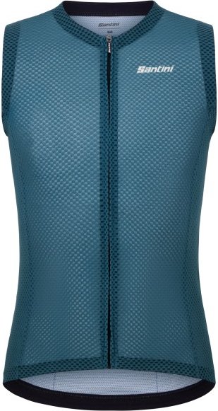 Santini - Opal Sleeveless Jersey - Rad Singlet Gr XXL blau