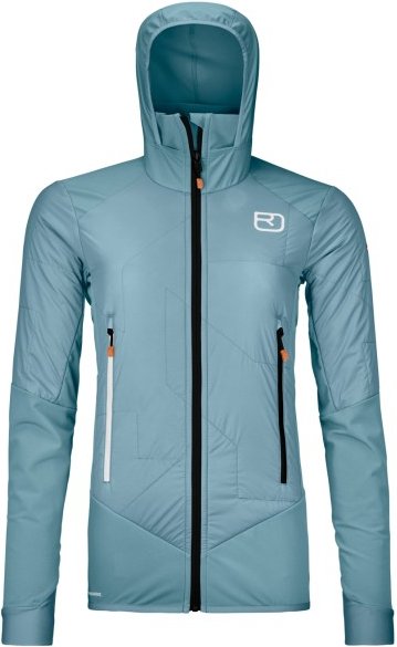 Thumbnail - Ortovox - Women's Swisswool Col Becchei Hybrid Jacket - Softshelljacke Gr S türkis
