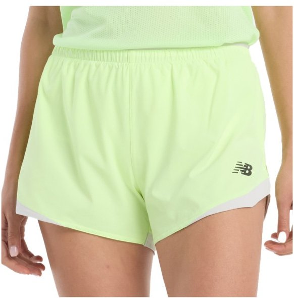 New Balance - Women's Run Essentials Short 3'' - Laufshorts Gr L grün