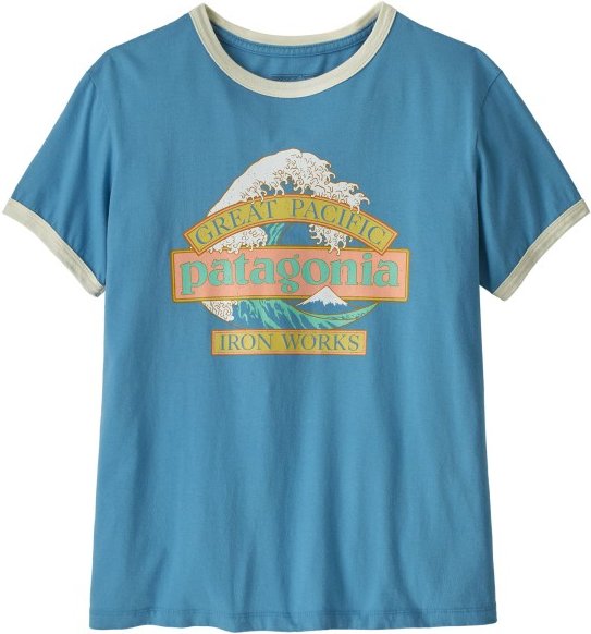 Patagonia - Women's Great Waves Ringer Tee - T-Shirt Gr XXL blau