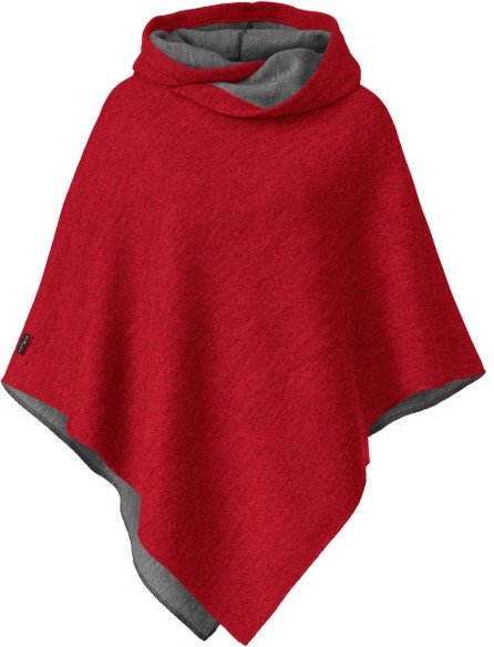 Thumbnail - Mufflon - Women's Maxi - Poncho Gr One Size rot
