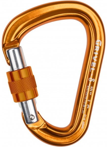 Grivel - K5N DELTA Screw Lock - Schraubkarabiner braun