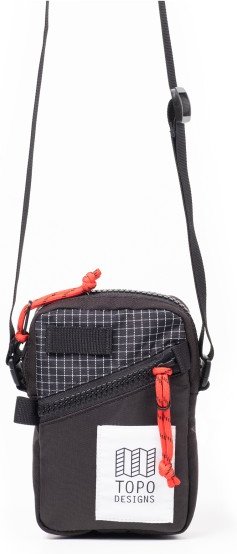 Topo Designs - Mini Shoulder Bag - Umhängetasche Gr 1 l schwarz/ grid