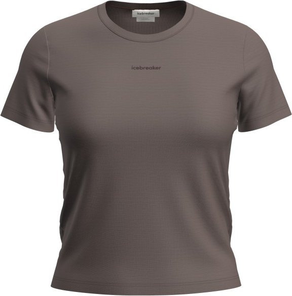 Icebreaker - Women's Merino 200 Tech Lite S/S Crop Slim Tee - Merinoshirt Gr XS grau