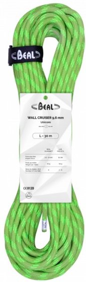 Beal - Wall Cruiser 9,6 mm - Einfachseil Gr 30 m grün/weiß