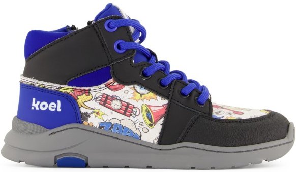 Koel - Kid's Samu Print - Barfußschuhe Gr 28 grau