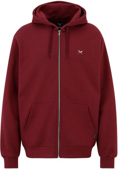 Iriedaily - Mini Flag 2 Zip Hood - Sweat- & Trainingsjacke Gr M rot