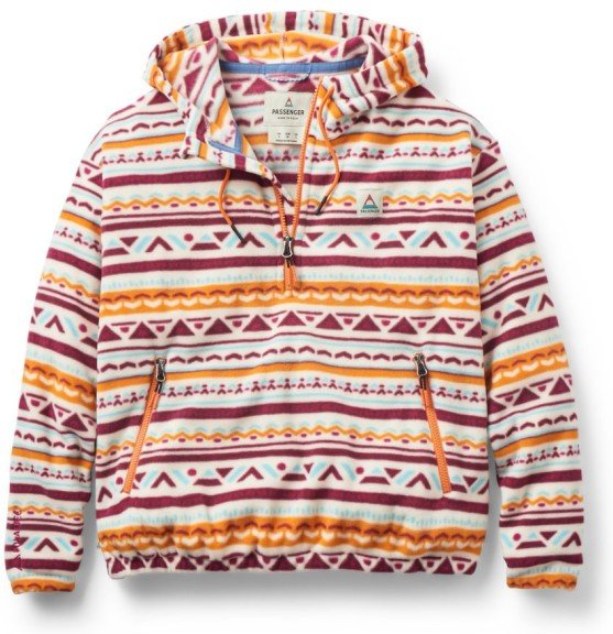 Passenger - Women's Ayla Micro Polartec Hooded Fleece - Fleecepullover Gr XL bunt