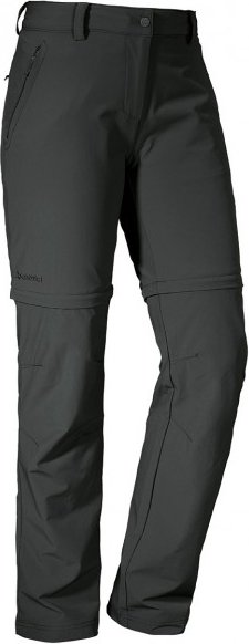 Thumbnail - Schöffel - Women's Pants Ascona Zip Off - Trekkinghose Gr 38 - Regular grau/schwarz