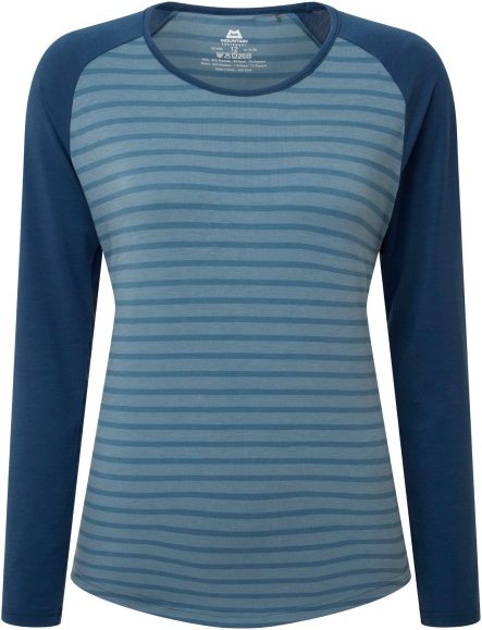 Mountain Equipment - Women's Redline L/S Tee - Longsleeve Gr 34 blau