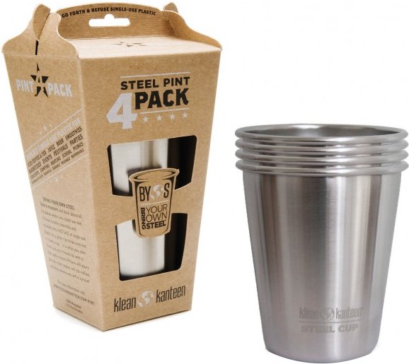 Klean Kanteen - Pint Cup - Trinkbecher Gr 295 ml beige/grau