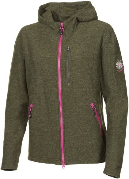 Ivanhoe of Sweden - Women's Tara Hood - Wolljacke Gr 36 oliv