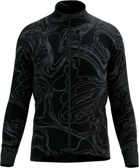 Thumbnail - Compressport - Hurricane Windproof Jacket Aurora - Laufjacke Gr M schwarz