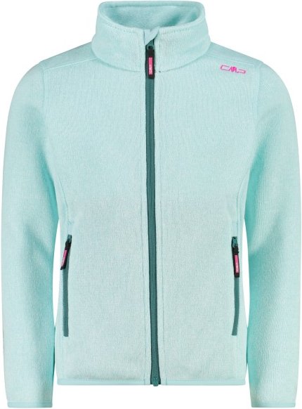 CMP - Girl's Jacket Jacquard Knitted - Fleecejacke Gr 92 grau