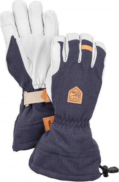 Hestra - Army Leather Patrol Gauntlet 5 Finger - Handschuhe Gr 6 blau