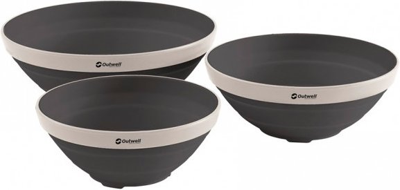 Outwell - Collaps Bowl Set - Geschirr-Set Gr One Size grau