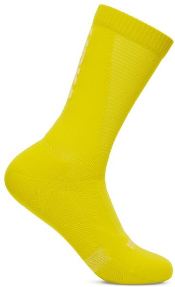 HOKA - Race Day Crew Sock - Laufsocken Gr M gelb