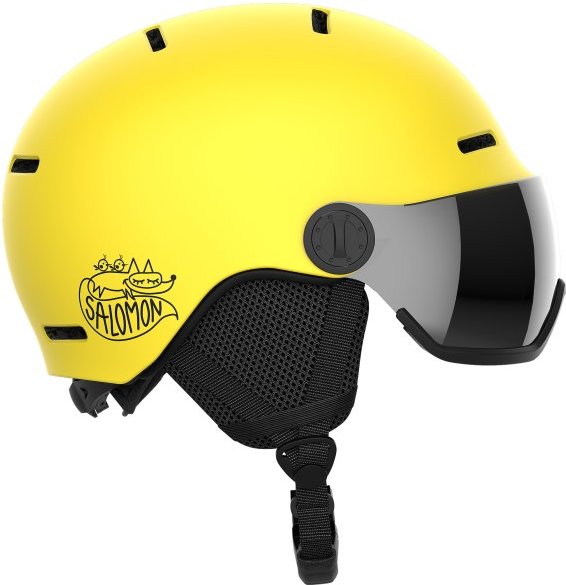 Salomon - Kid's Orka Visor Cat. 2 - Skihelm Gr 56-59 cm - L gelb