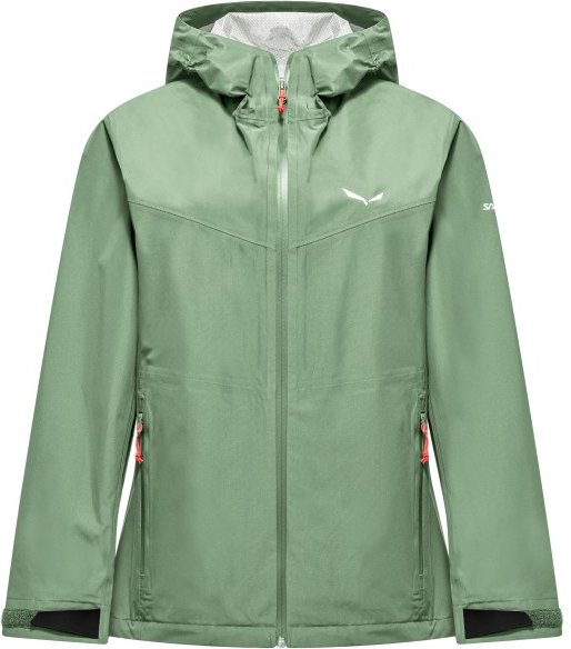 Thumbnail - Salewa - Women's Puez Aqua 4 PowerTex 2.5L Jacket - Regenjacke Gr 40 grün