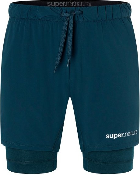 super.natural - Double Layer Shorts - Shorts Gr 52 - L blau