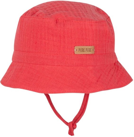 Pure Pure - Kid's Binde-Hut Mull - Hut Gr 47 cm rot