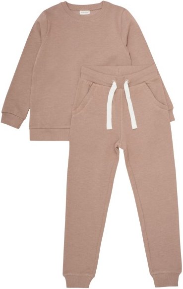 Minymo - Kid's Sweat Set - Bekleidungsset Gr 140 fossil