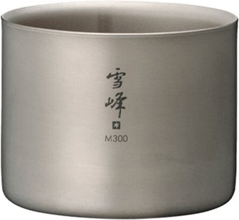 Snow Peak - Ti-Double Stacking Mug M300 - Becher Gr 300 ml grau