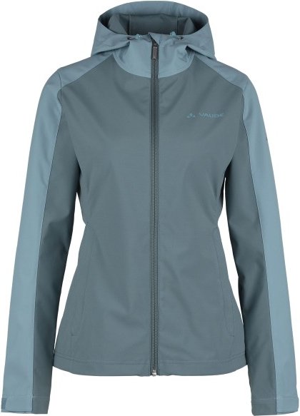 Thumbnail - Vaude - Women's Itri Hoody Jacket - Softshelljacke Gr 40 grau