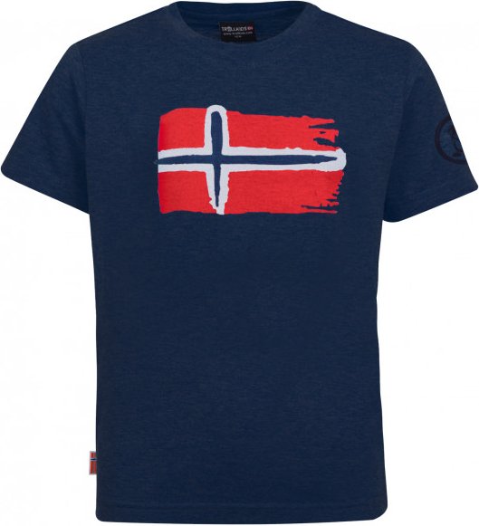Trollkids - Kid's Oslo T - T-Shirt Gr 104 blau