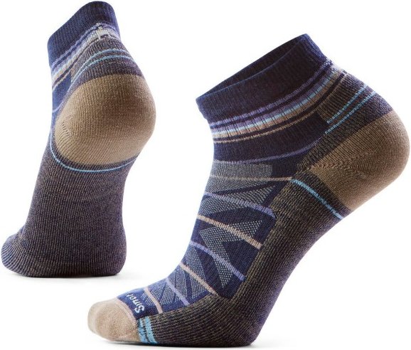 Smartwool - Hike Light Cushion Pattern Ankle - Wandersocken Gr 42-45 grau