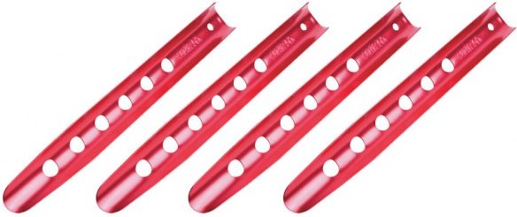 MSR - Blizzard Tent Stakes - Zelthering Gr 4 x 24 cm rot