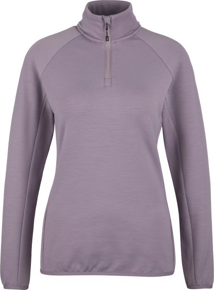 Thumbnail - Heber Peak - Women's MerinoBlend SaplingHe. II Half Zip - Pullover Gr XS rosa