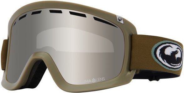 Dragon - D1 OTG (VLT 14% + 54%) - Skibrille Gr L grau