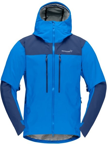 Norrøna - Trollveggen GORE-TEX Pro Light Jacket - Regenjacke Gr L blau