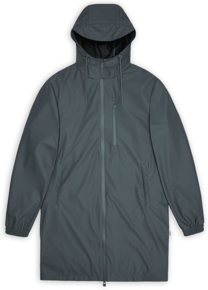 Rains - Long Storm Breaker W3 - Regenmantel Gr S blau