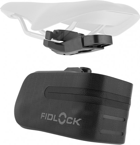 Fidlock - Saddle Bag 600 + Saddle Base - Fahrradtasche Gr 600 ml grau