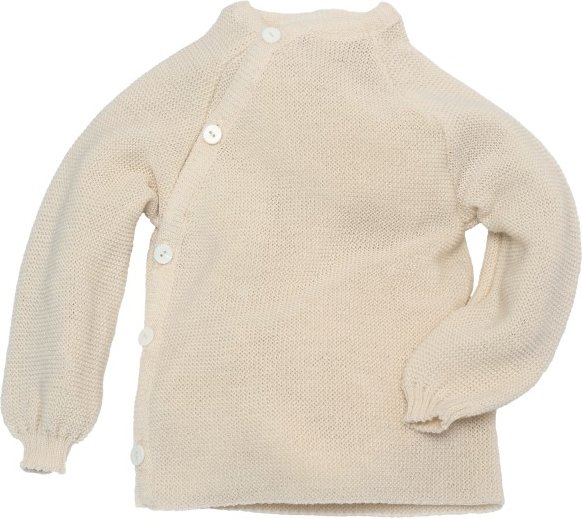 Thumbnail - Reiff - Kid's Schlüttli Uni - Merinopullover Gr 50/56 beige