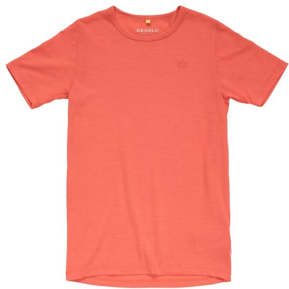 Devold - Kid's Active Tee - Merinoshirt Gr 176 cayenne