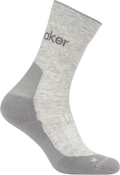 Thumbnail - Icebreaker - Women's Merino Hike+ Light Crew - Wandersocken Gr L grau