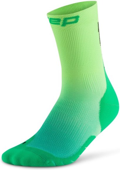 CEP - Run Edition Half&Half Mid Cut 5.0 - Laufsocken Gr V grün