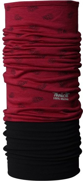 P.A.C. - Merino Fleece - Schlauchschal Gr One Size rot