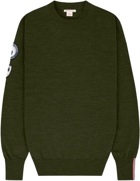 Amundsen Sports - Amundsen Peak Crew Neck - Merinopullover Gr S oliv