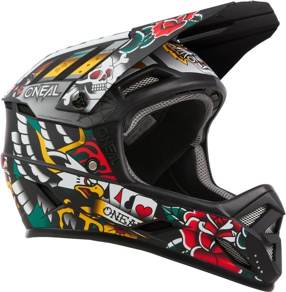 O'Neal - BACKFLIP Helmet INKED V.24 - Fullfacehelm Gr M - 57/58 cm schwarz