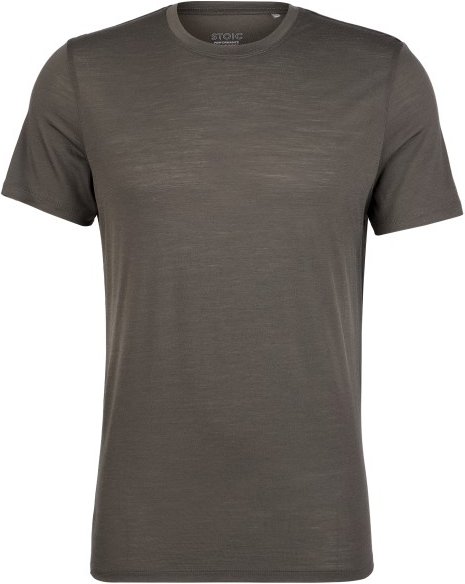 Stoic - MerinoChill MMXX. Göteborg Tee - Merinoshirt Gr M braun