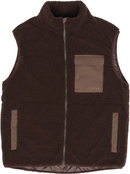 Thumbnail - Mazine - Padded Sherpa Vest - Fleeceweste Gr XL braun
