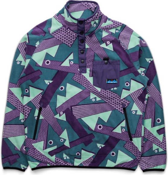 KAVU - Teannaway - Fleecepullover Gr XL blau